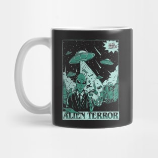 Alien Terror - Bad News Alien Attacks the City Mug